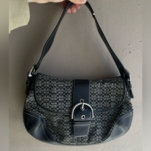 Coach Vintage Soho Y2K Monogram Shoulder Bag